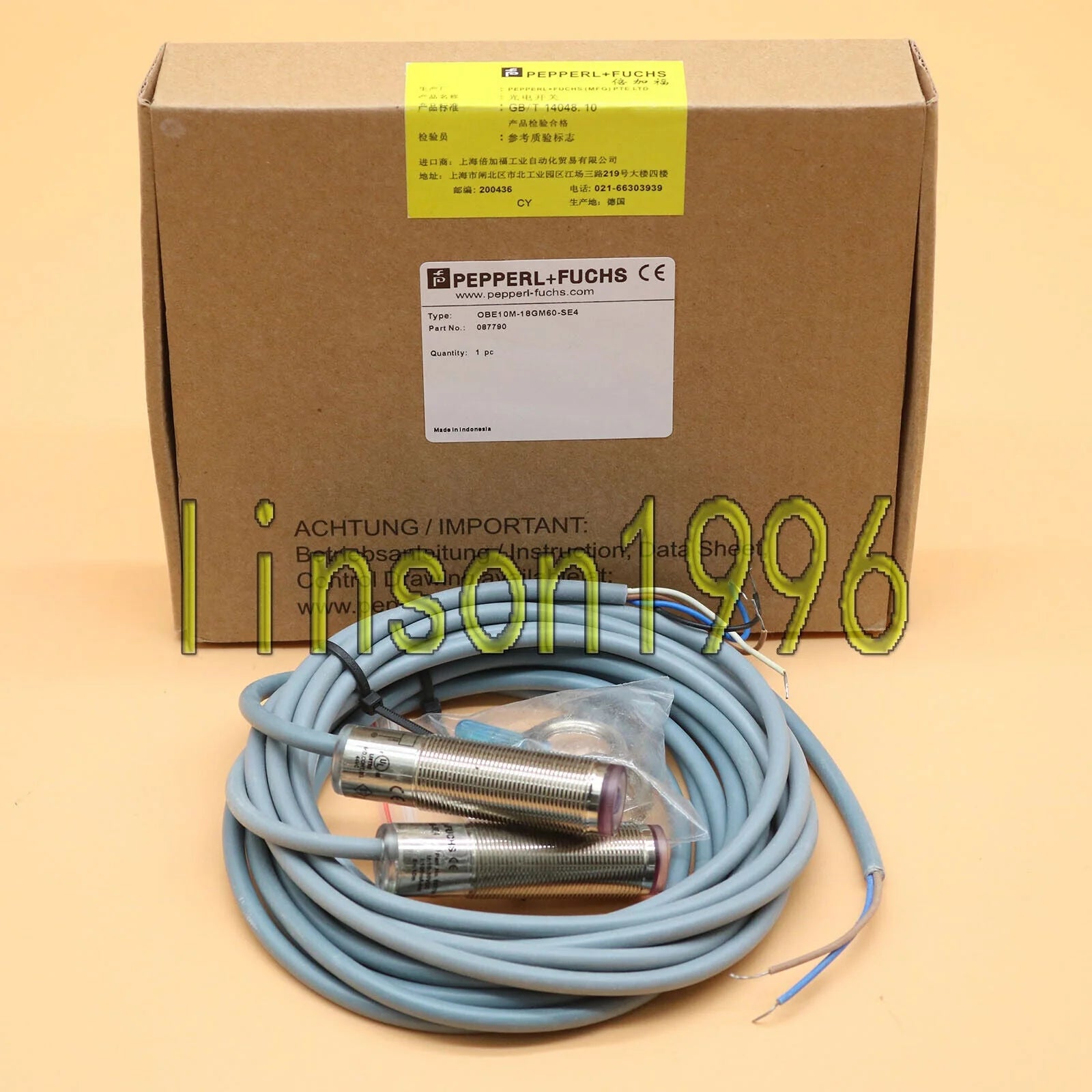 ONE Pepperl+Fuchs OBE10M-18GM60-SE4 Inductiver Sensor - PEPPERL+FUCHS [2]