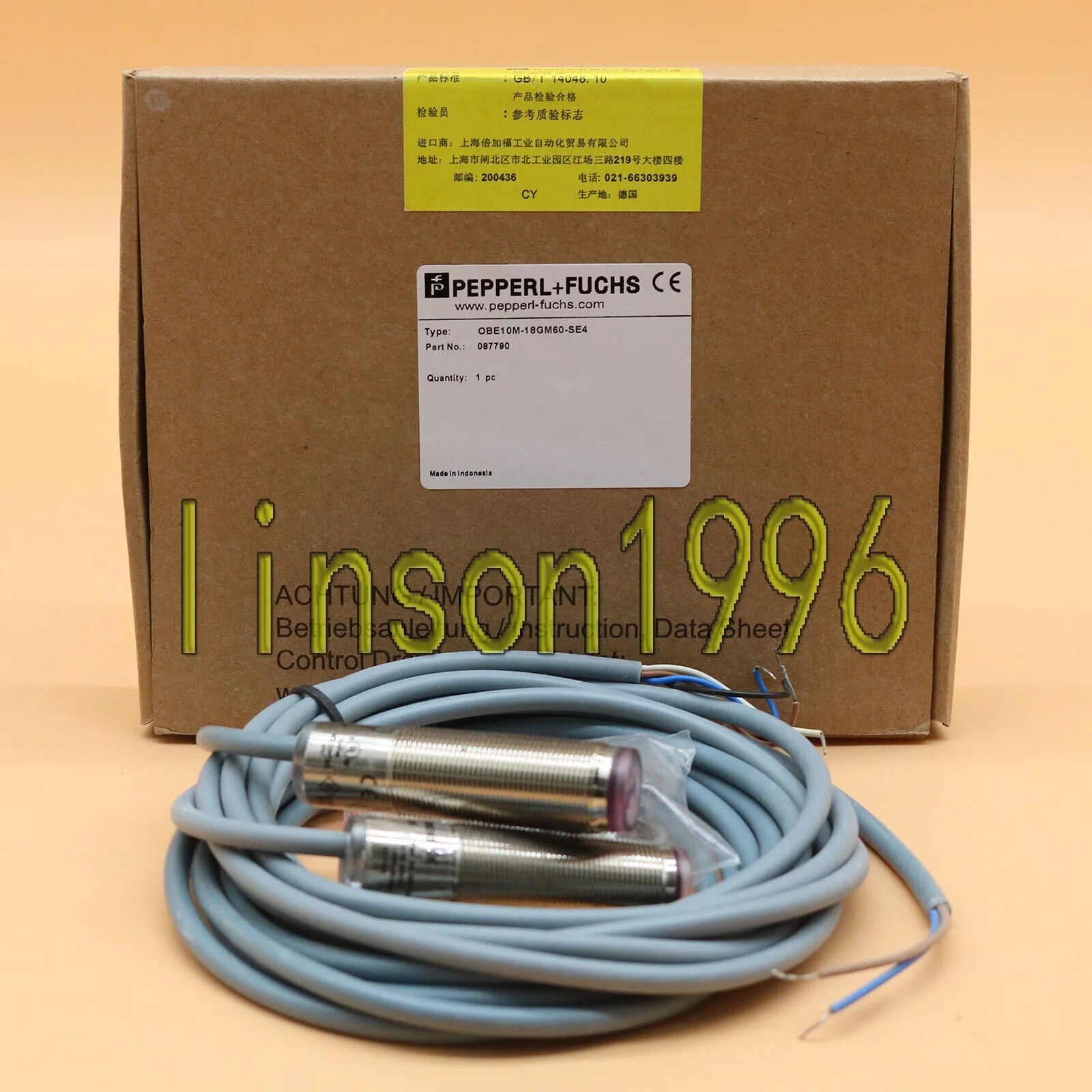 ONE Pepperl+Fuchs OBE10M-18GM60-SE4 Inductiver Sensor - PEPPERL+FUCHS [4]