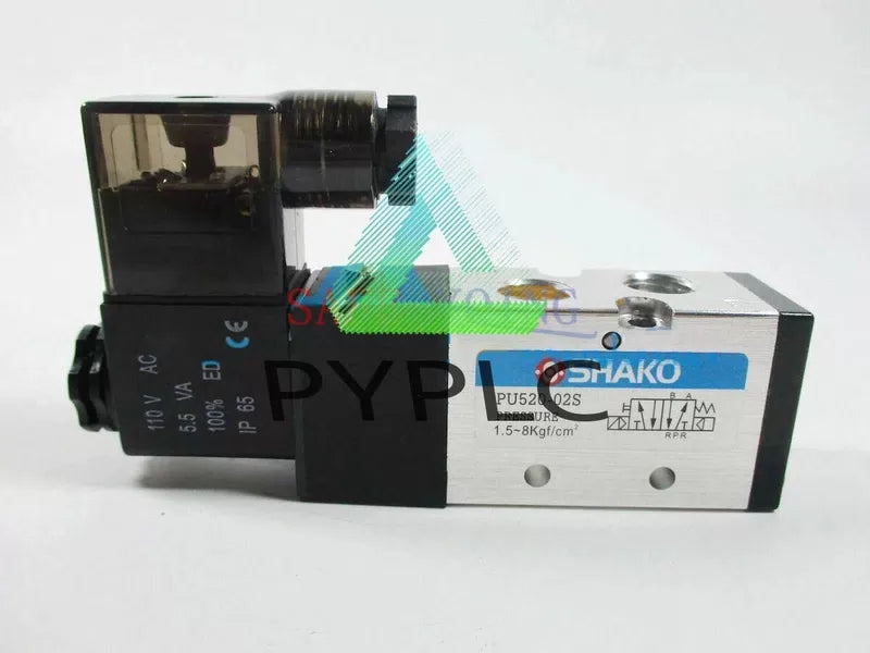 ONE SHAKO Solenoid Directional Valve PU520-02S AC110V [5]