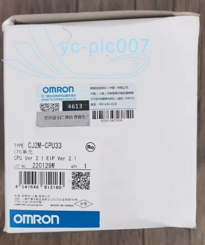Omron CJ2M-CPU33 PLC Unit - New in Box with Warranty - OMRON [2]
