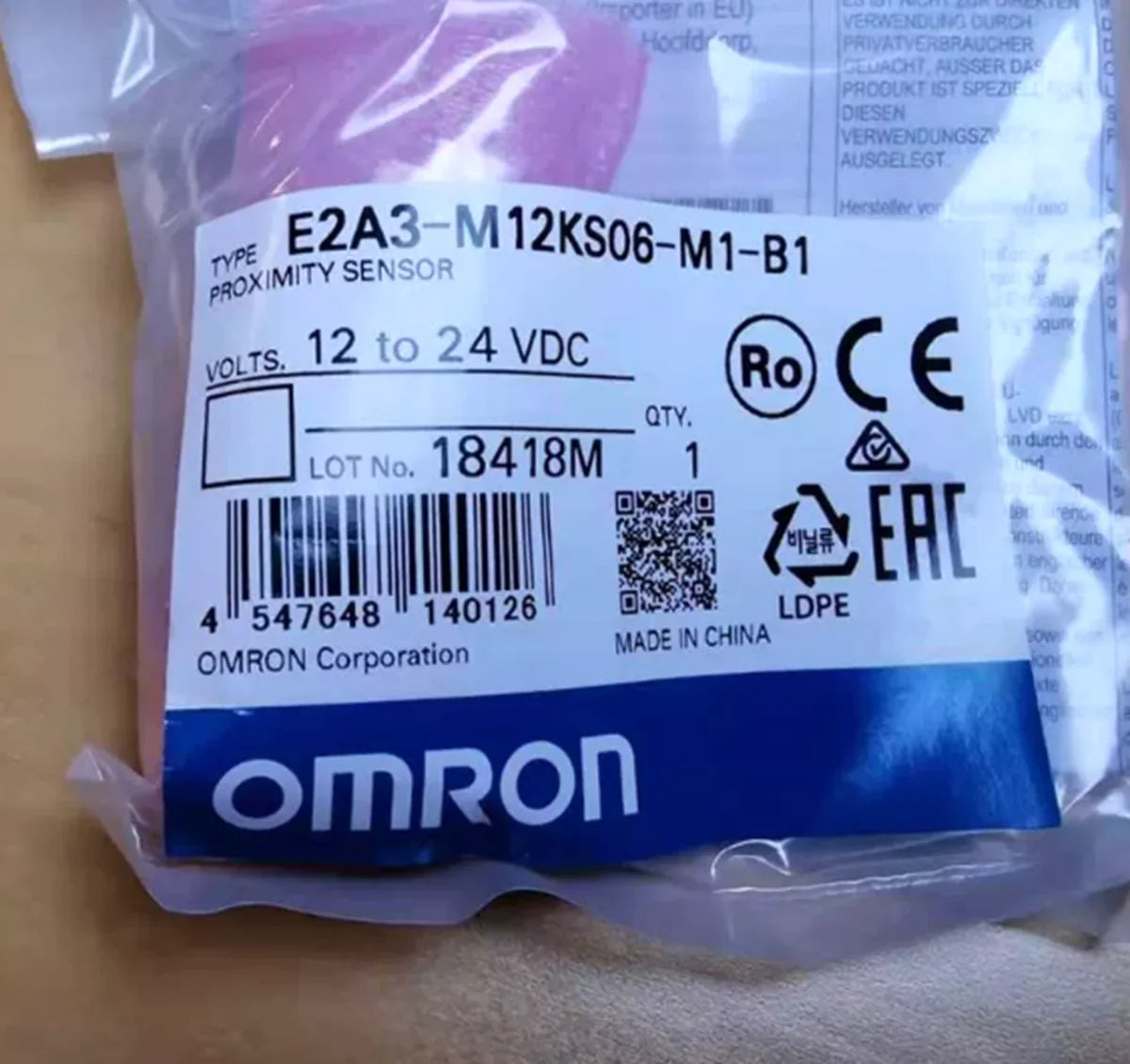Omron E2A3-M12KS06-M1-B1 - OMRON [1]