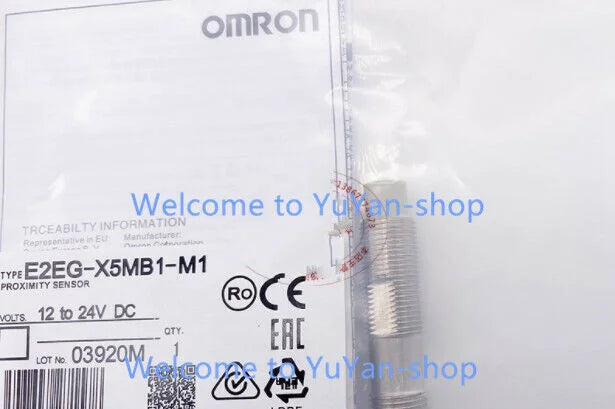Omron E2eg-x5mb1-m1 Proximity Switch Inductive M12 Range 5mm PNP - OMRON [1]