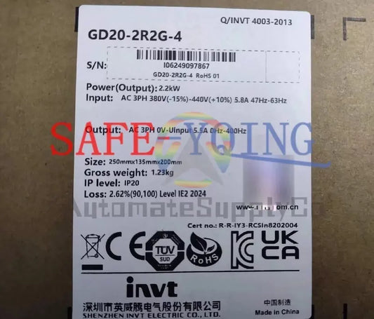 One INVT Inverter GD20-2R2G-4 380V/2.2KW [1]