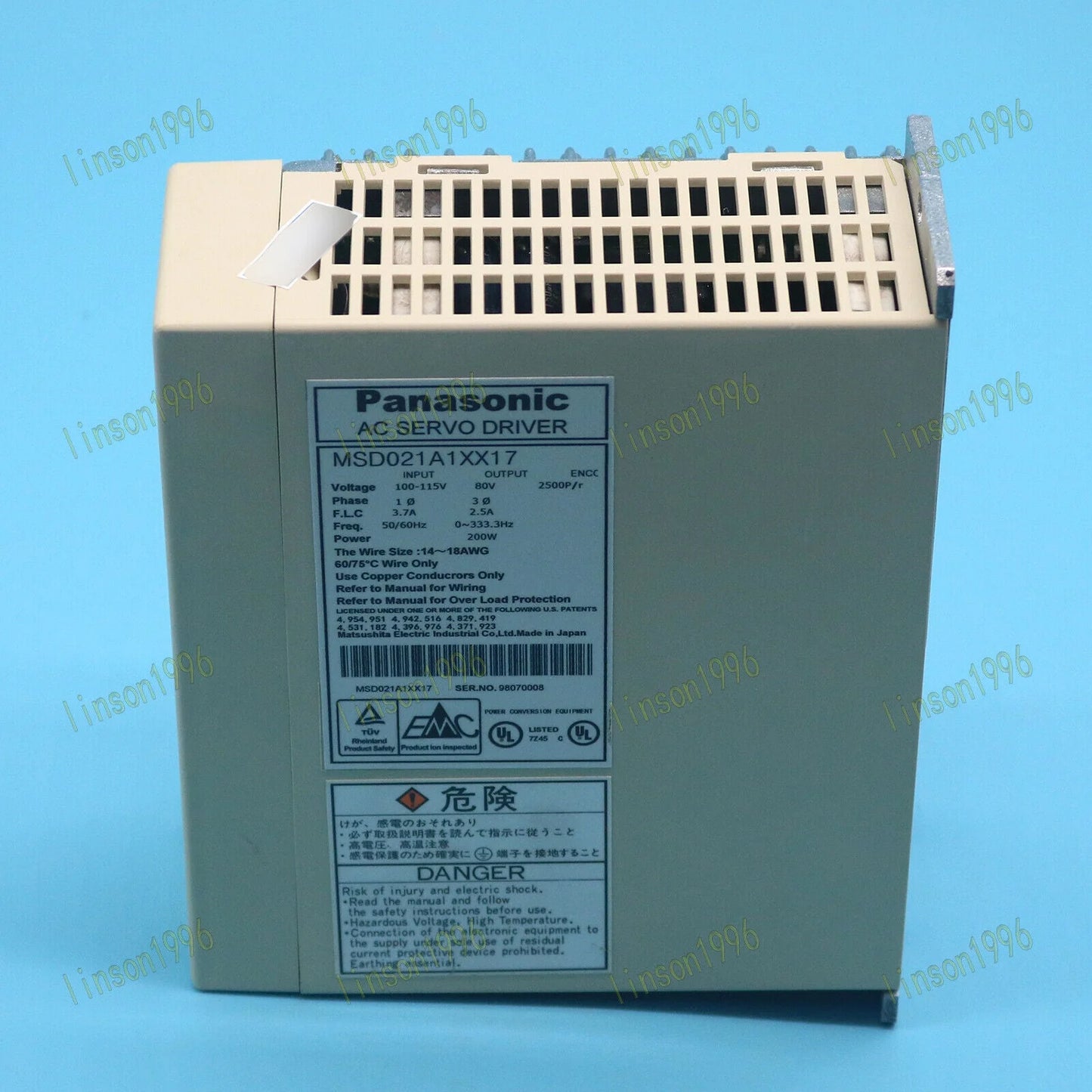PANASONIC MSD021A1XX17 AC Servo Driver - PANASONIC [4]