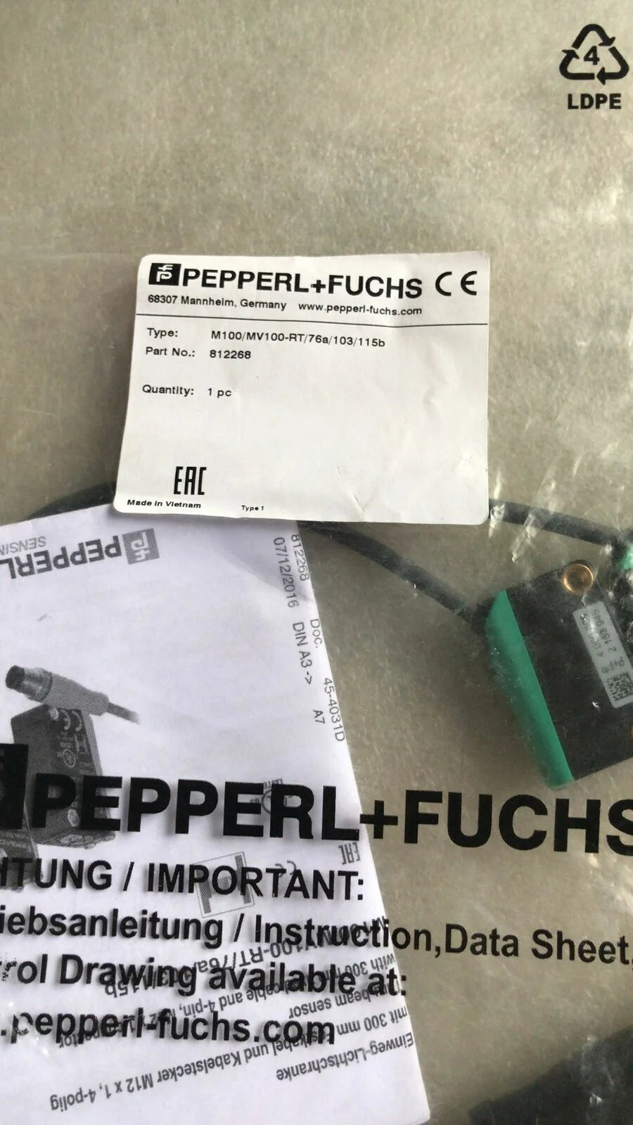 PEPPERL+FUCHS Photoelectric Switch M100/MV100-RT/76a/103/115b - High-Efficiency Smart Control for Lighting Systems - PEPPERL+FUCHS [3]