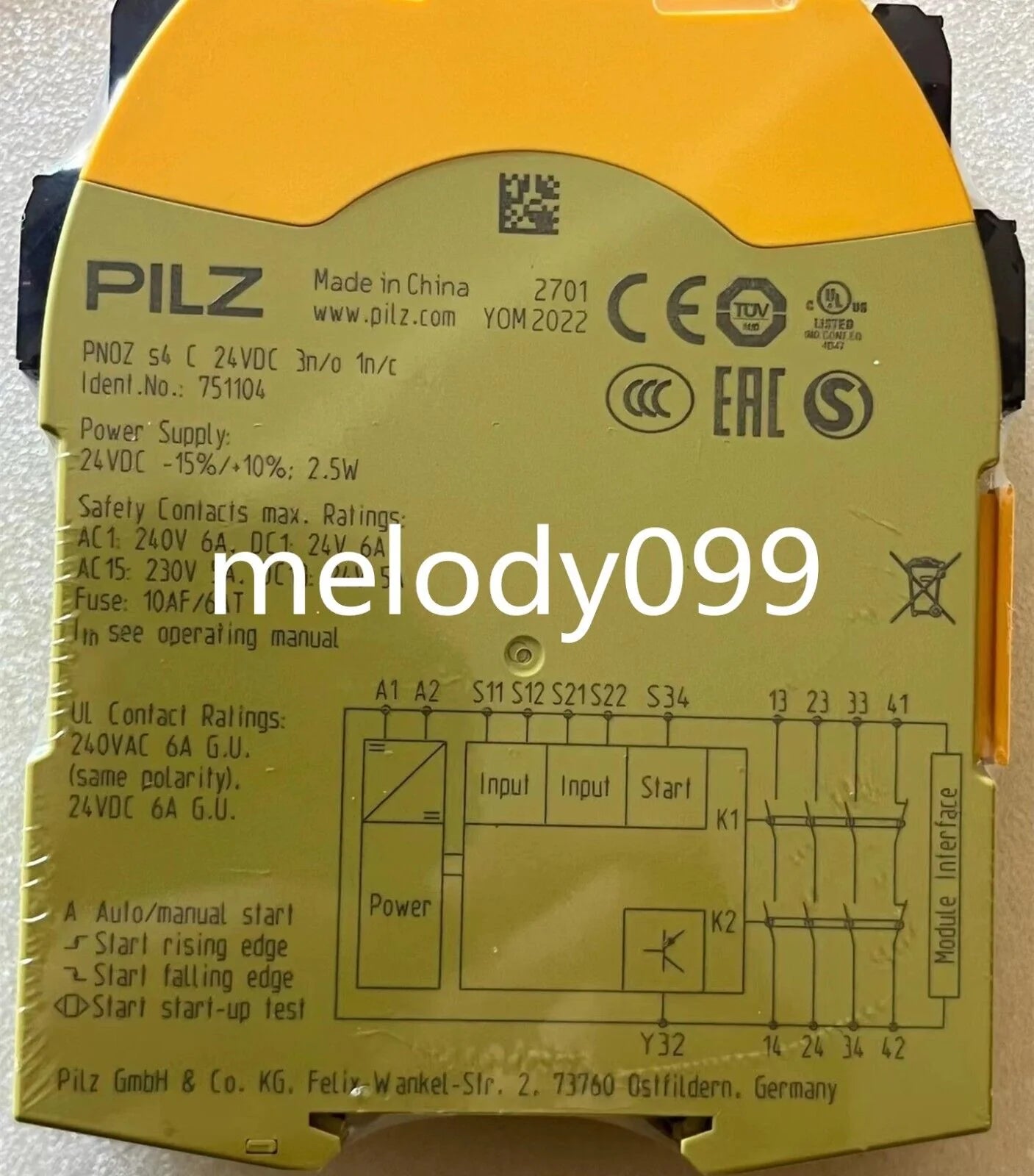 PILZ 751104 Safety Barrier - PILZ [3]