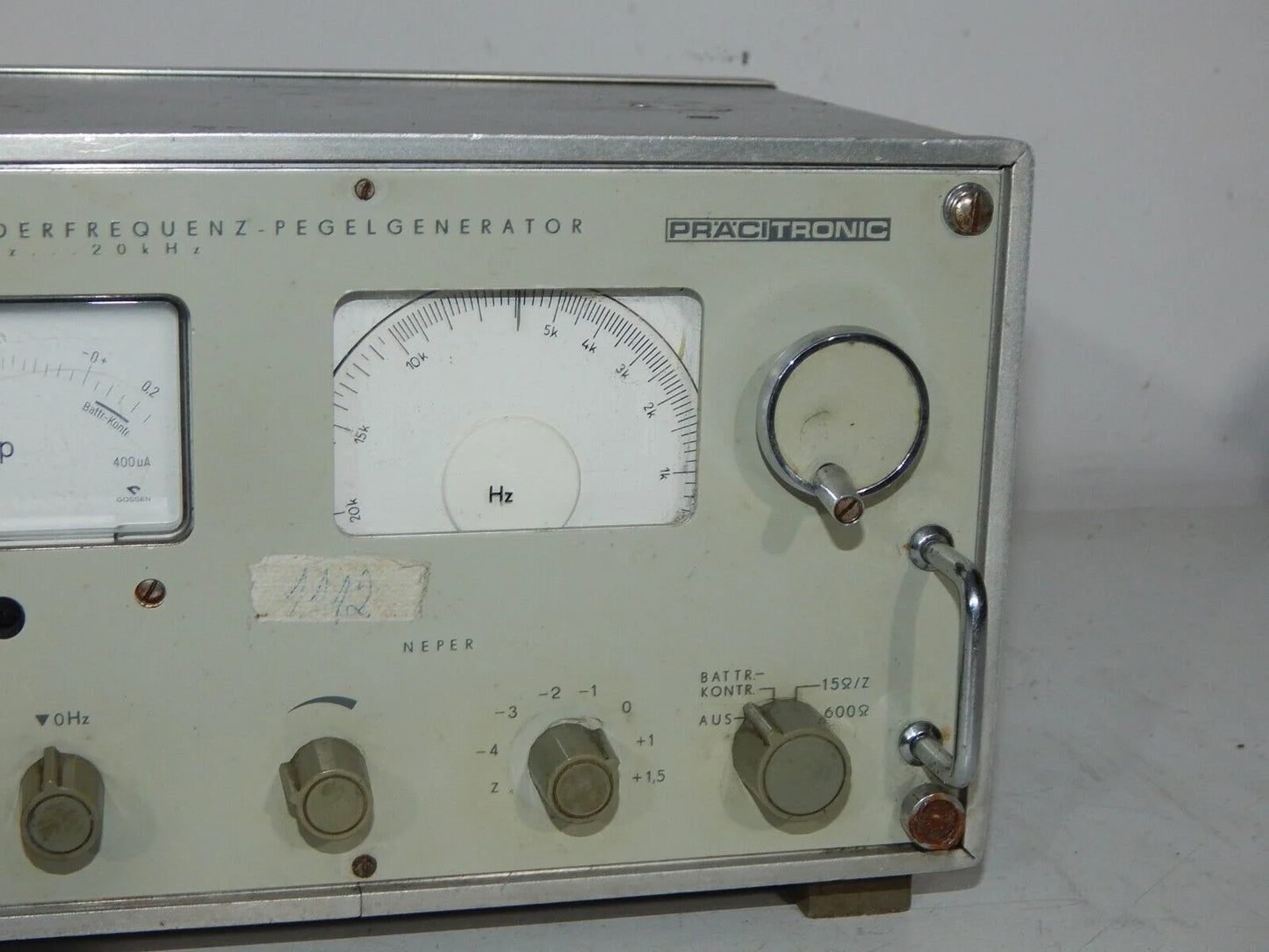 PRÄCITRONIC Measuring Device GF 70 Low-Frequency Level Generator 20Hz-20kHz - PRÄCITRONIC [10]