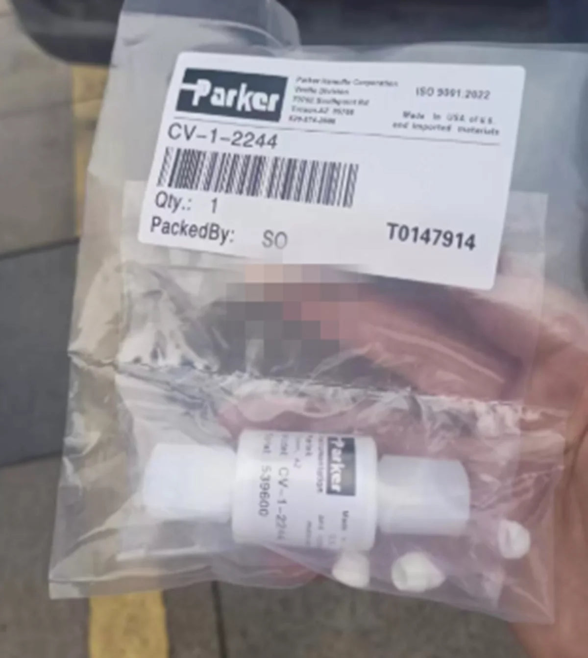 Parker CV-1-2244 Check Valve - Reliable Check Valve Solution for Industrial Applications - PARKER [1]