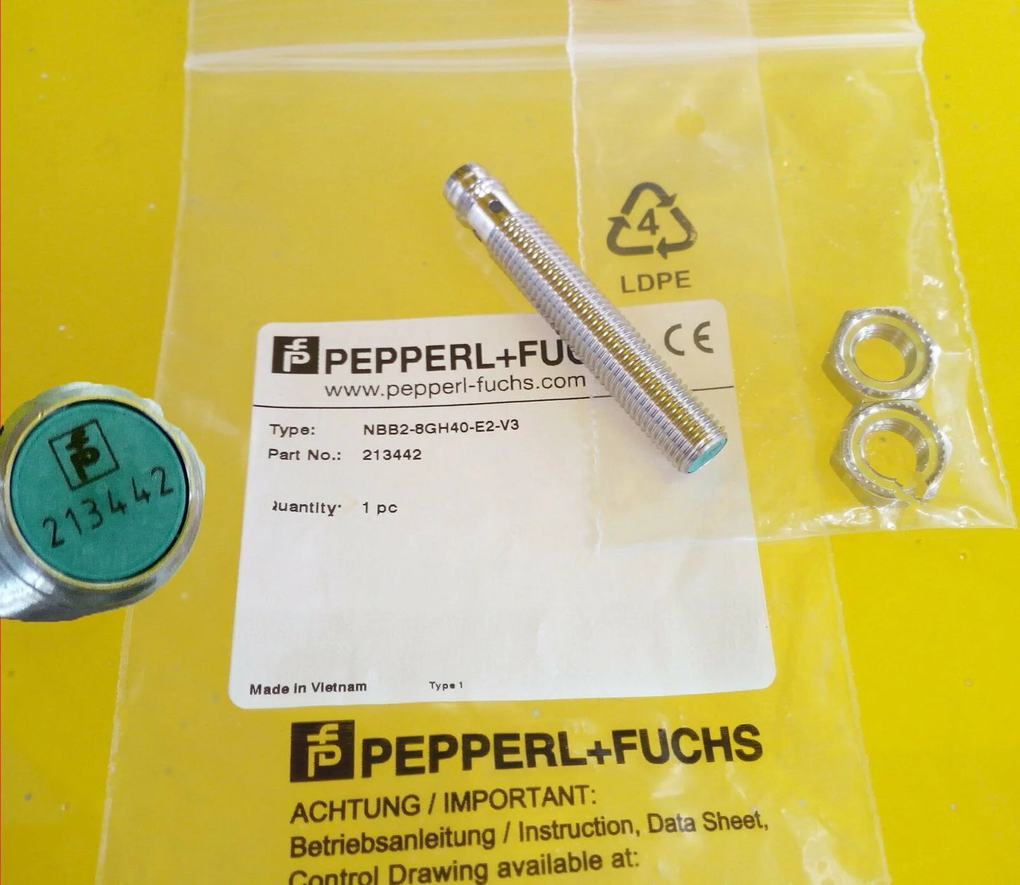 Pepperl+Fuchs NBB2-8GH40-E2-V3 Proximity Sensor - Close Proximity Detection - PEPPERL+FUCHS [4]