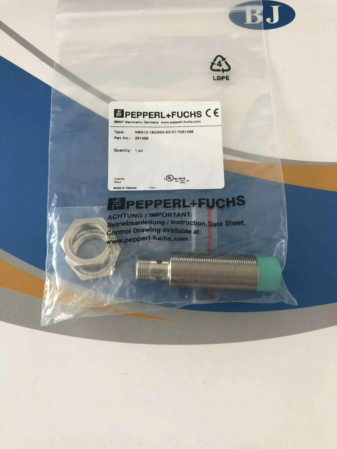 Pepperl+Fuchs NBN12-18GM50-E2-V1-Y261468 Proximity Switch - PEPPERL+FUCHS [3]