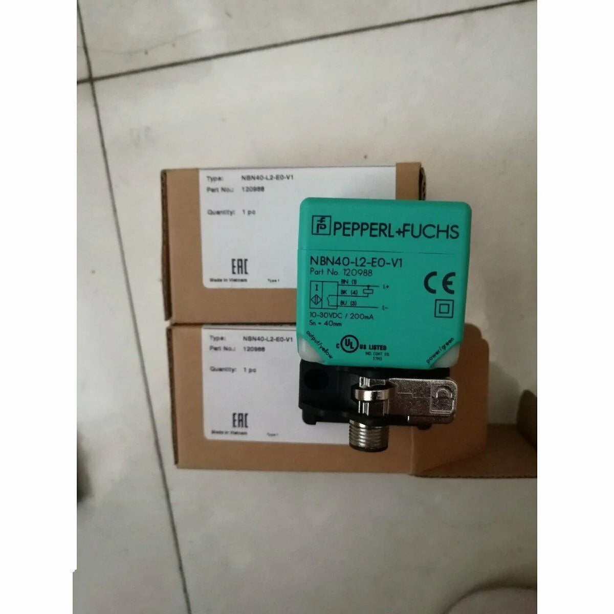 Pepperl+Fuchs Sensor NBN40-L2-E0-V1 NBN40-L2-EO-V1 - PEPPERL+FUCHS [1]