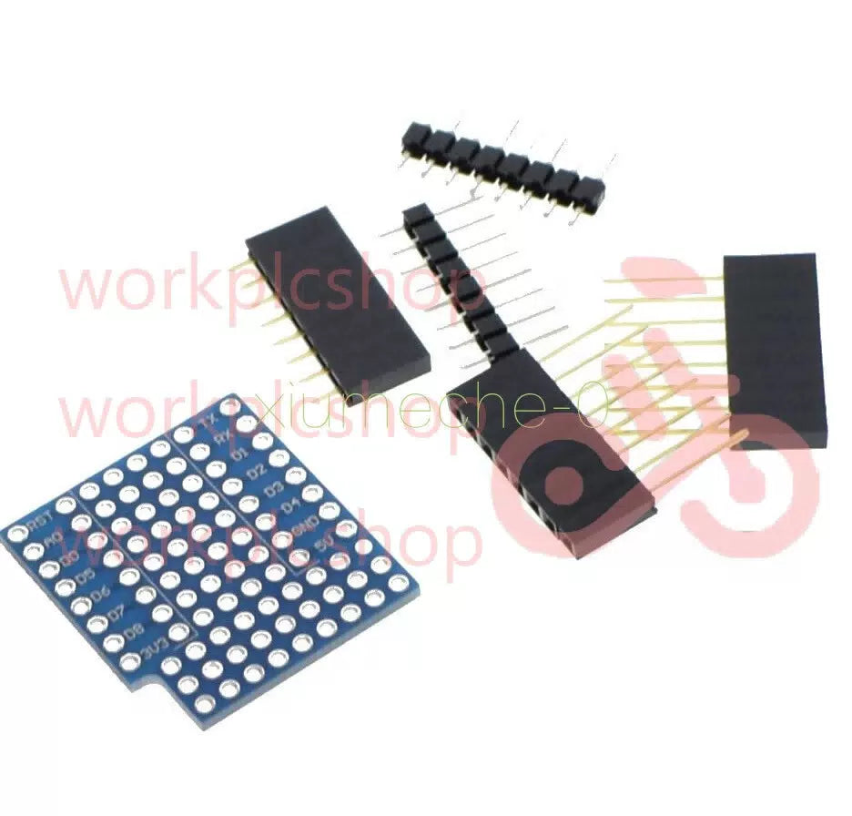 ProtoBoard Shield for WeMos D1 mini double sided perf board Arduino Compatible F [1]