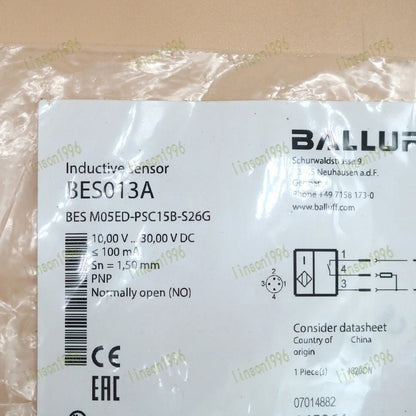 Proximity Sensor BALLUFF M05ED-PSC15B-S26G - BALLUFF [5]