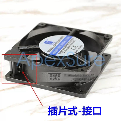 QF12038HAB2 high temperature axial fan 12CM 220V 0.14A oven chassis cooling fan [2]