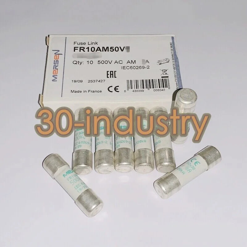 QTY:10 NEW FOR Ferraz Shawmut FR10AM50V4 Fuse 4A 500V 10x38mm - KOEED [1]