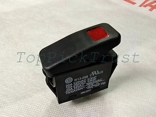 QTY:1PC SCI R13-258 10V 250V ON-OFF Red Lighted Switch 3feet [2]