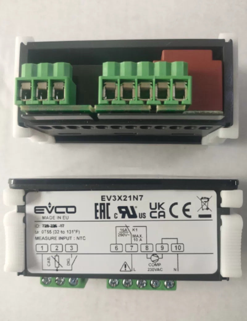 QTY:1 For EVCO EV3X21N7 DIGITAL THERMOSTAT FOR NTC 230V [3]