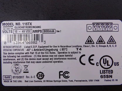 RED LION ETHERNET SWITCH 116TX - RED LION CONTROLS [2]