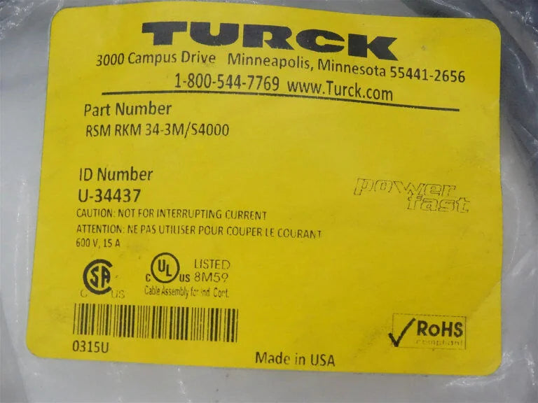 RSM RKM 34-3M/S4000 - TURCK [1]