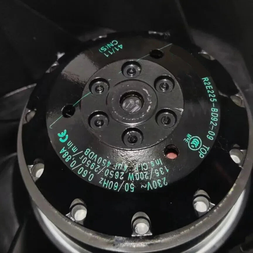 Riteye R2E225-BD92-09 Centrifugal Fan with Backward-Curved Motorized Impeller - RITEYE [2]