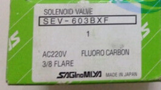 SAGINOMIYA SEV-603BXF Solenoid Valve AC220V - SAGINOMIYA [1]
