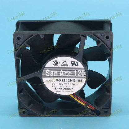 SANYO San Ace 120 12CM Cooling Fan 9G1212HG105 12V 0.98A 4pin Fast Ship - SANYO [1]