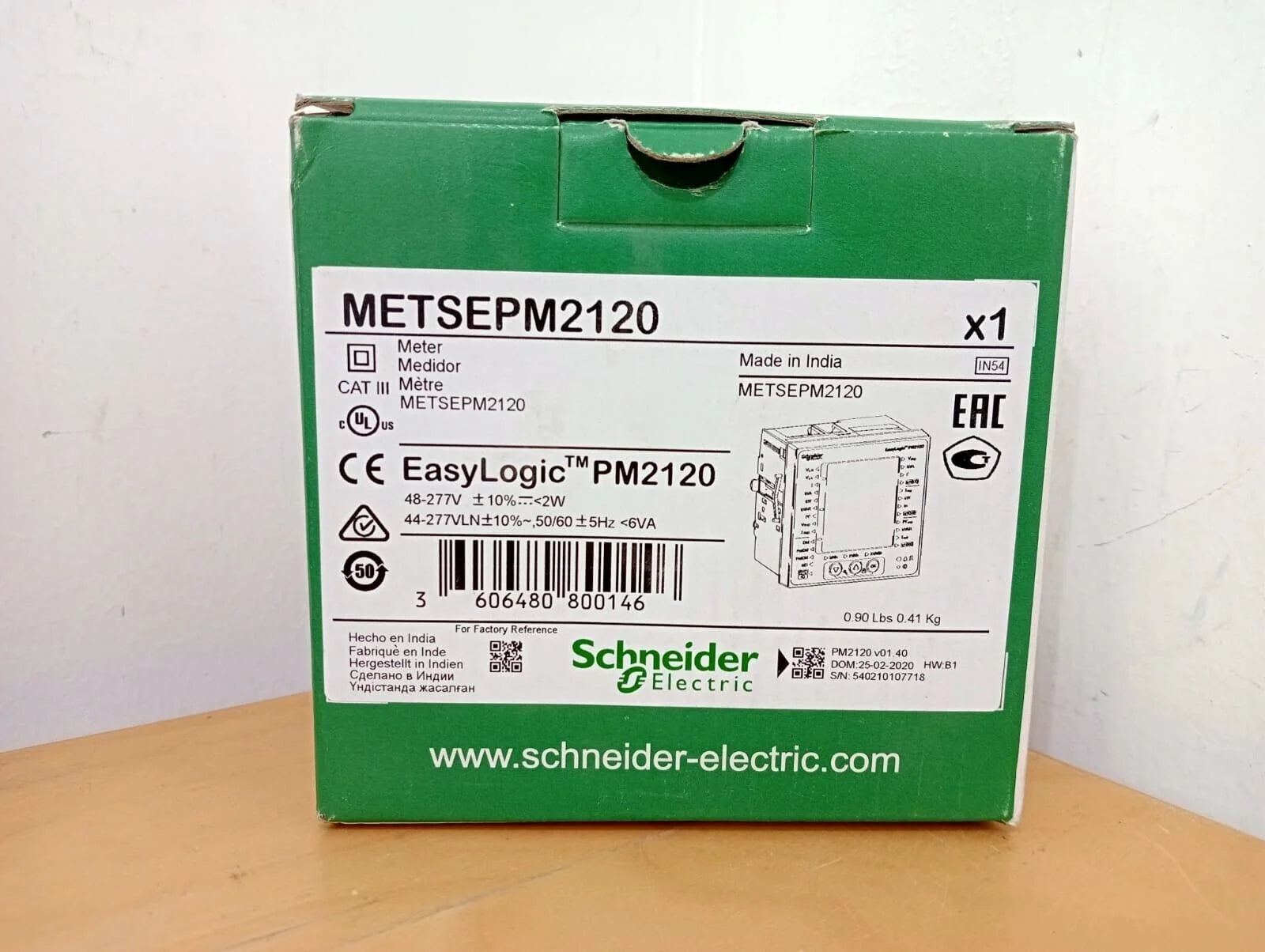 SCHNEIDER EASYLOGIC PM2120 SHIP - SCHNEIDER ELECTRIC [1]