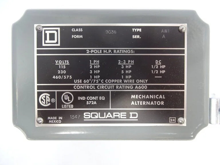 SCHNEIDER ELECTRIC 9038-AW1 Mechanical Alternator (127739 - NEW) - SCHNEIDER ELECTRIC [2]