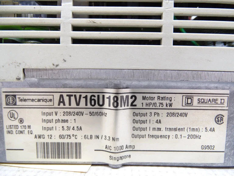 SCHNEIDER ELECTRIC ATV16U18M2 Drive - SCHNEIDER ELECTRIC [2]