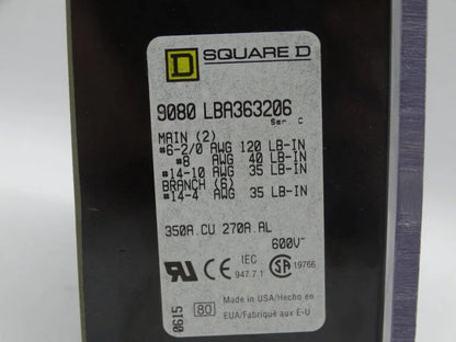 SCHNEIDER ELECTRIC Power Distribution Block, 9080 LBA363206, High-Performance Power Management Solution for Industrial Applications - SCHNEIDER ELECTRIC [3]