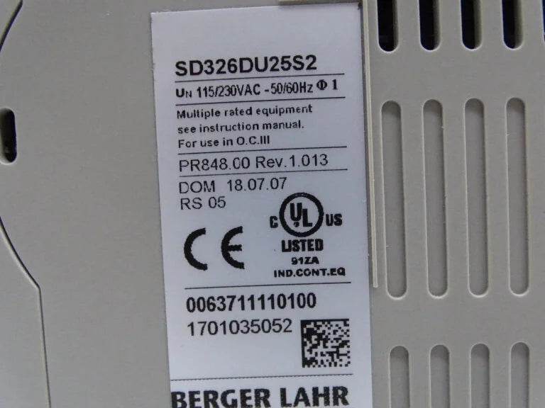 SCHNEIDER ELECTRIC SD326DU25S2 DRIVE | High-Efficiency Electric Drive | Schneider Electric Industrial Drive | SD326DU25S2 - SCHNEIDER ELECTRIC [3]
