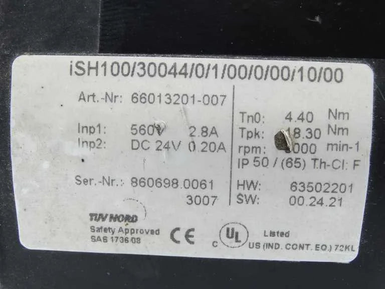 SCHNEIDER ELECTRIC SERVO MOTOR ISH100/30044/0/1/00/0/00/10/00-560V - SCHNEIDER ELECTRIC [3]
