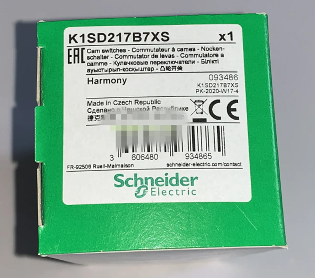SCHNEIDER K1SD217B7XS Key Cam Switch - SCHNEIDER [1]