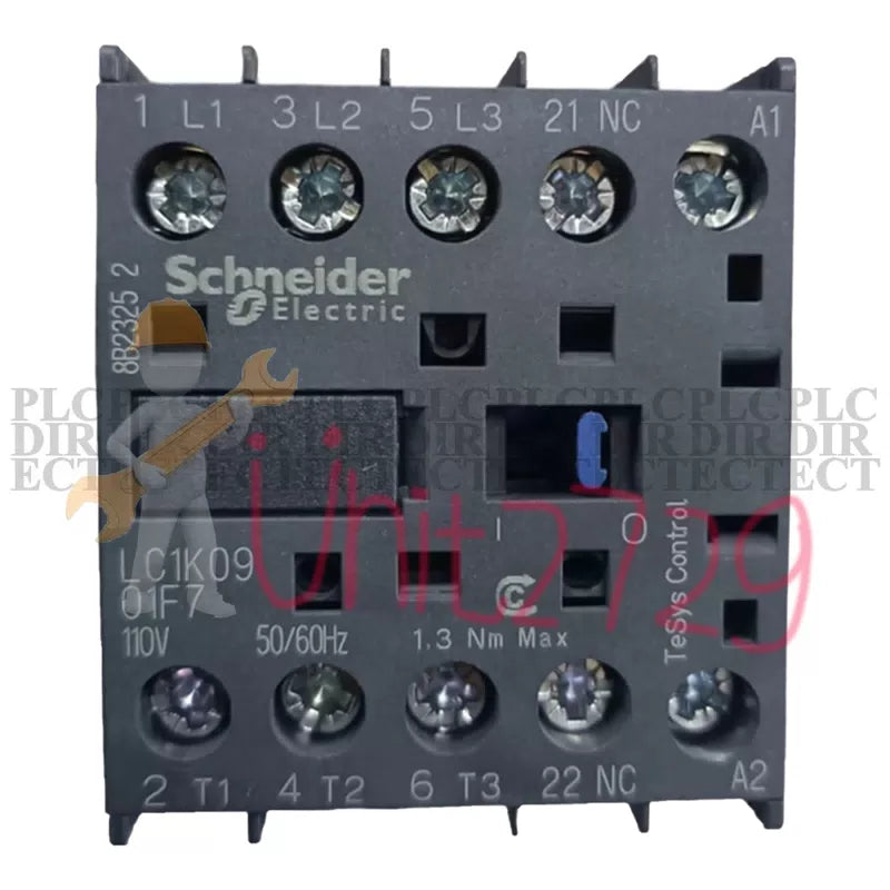 SCHNEIDER LC1K0901F7 Contactor 110VAC #un [1]