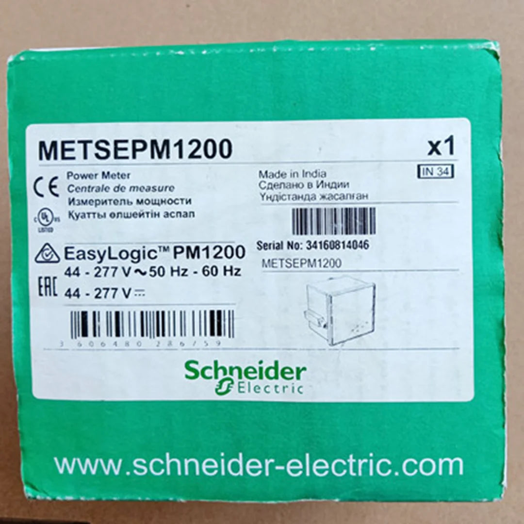 SCHNEIDER Power Meter Communication METSEPM1200 PowerLogic PM1200 | High Precision Power Monitoring System | 240V AC | 12A Max Current | Wi-Fi 6 | Up to 100m | Built-in Battery | portable design | SCHNEIDER Power Logic PM1200 Communication Module - SCHNEI [1]