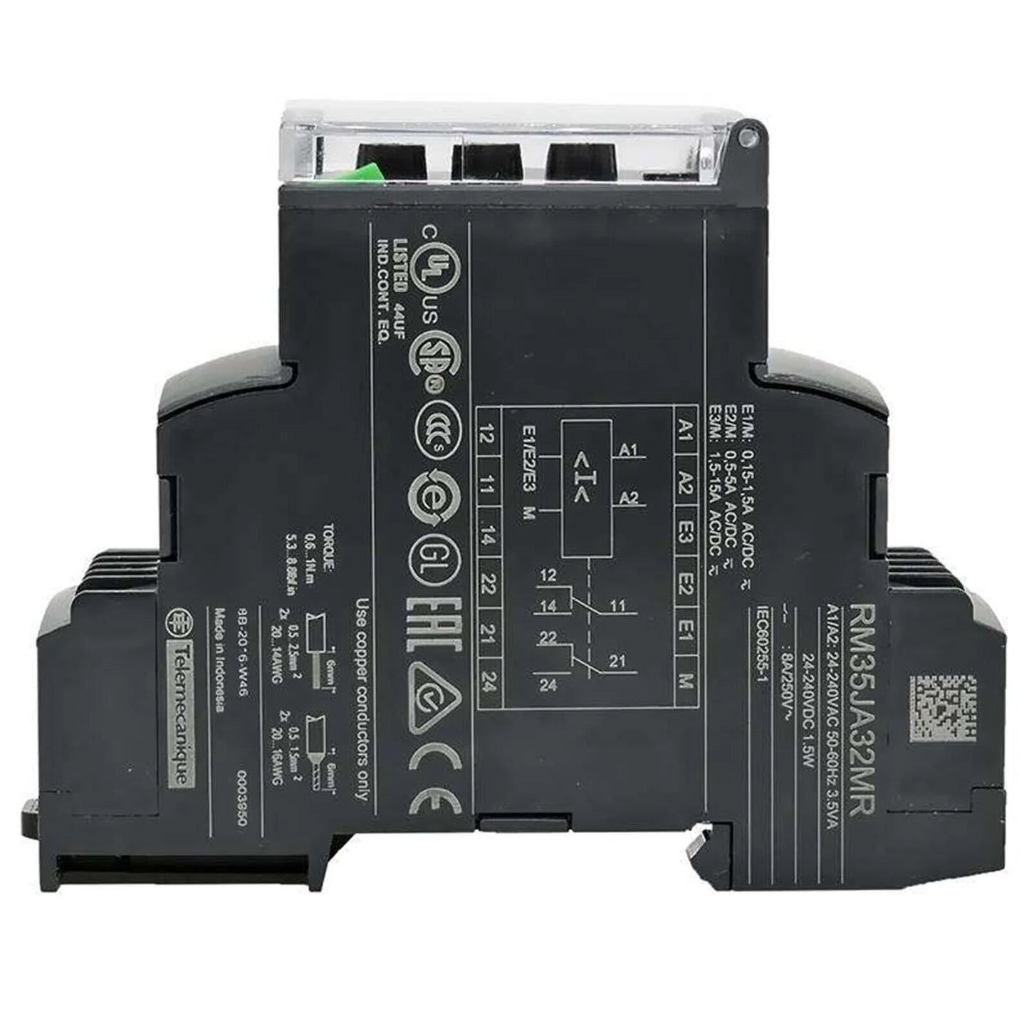 SCHNEIDER RM35JA32MR Current Control Relay 250 V AC - SCHNEIDER [2]