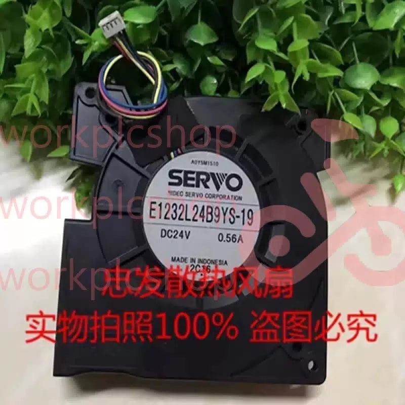 SERVO E1232L24B9YS-19 12032 DC24V 0.56A 12CM 4-Pin Turbo Cooling Fan [1]