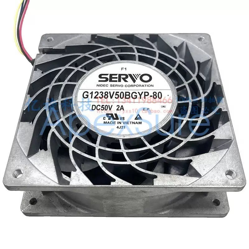 SERVO G1238V50BGYP-80 DC50V 2A 12038 Server Cooling Fan [4]