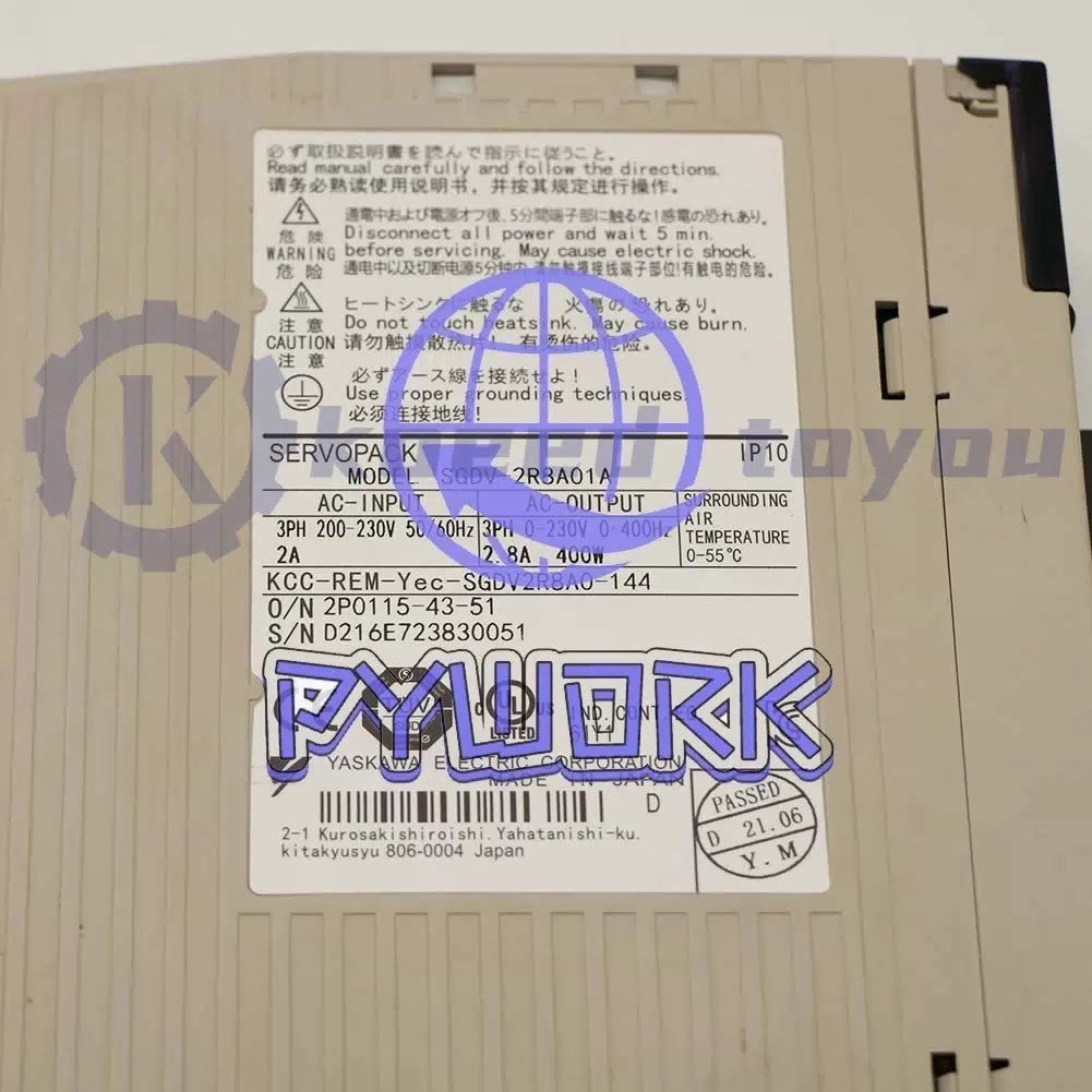 SGDV-2R8A01A Yaskawa SGDV-2R8A01A servo drive (1PCS) [6]