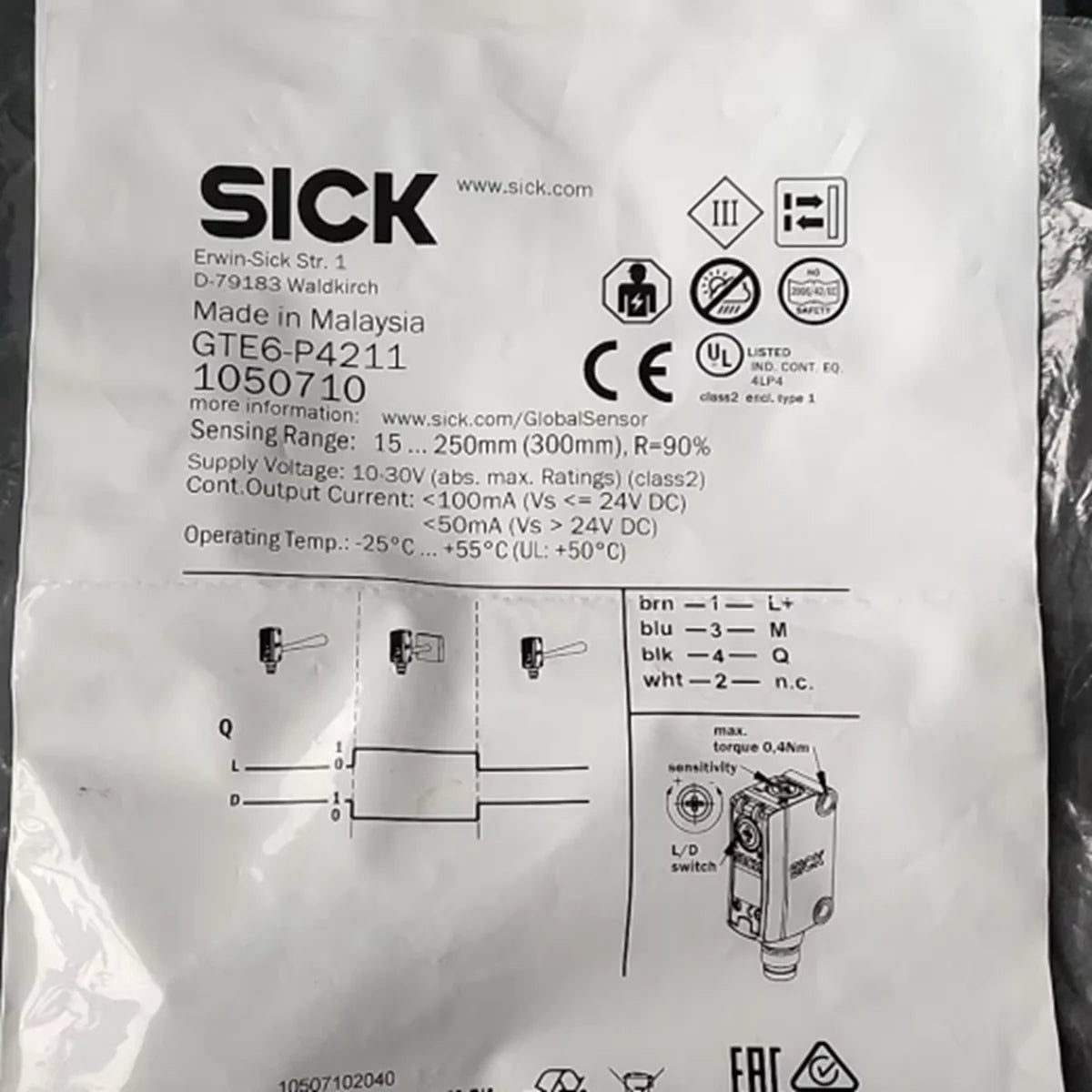 SICK GTE6-P4211 Photoelectric Switch - SICK [1]
