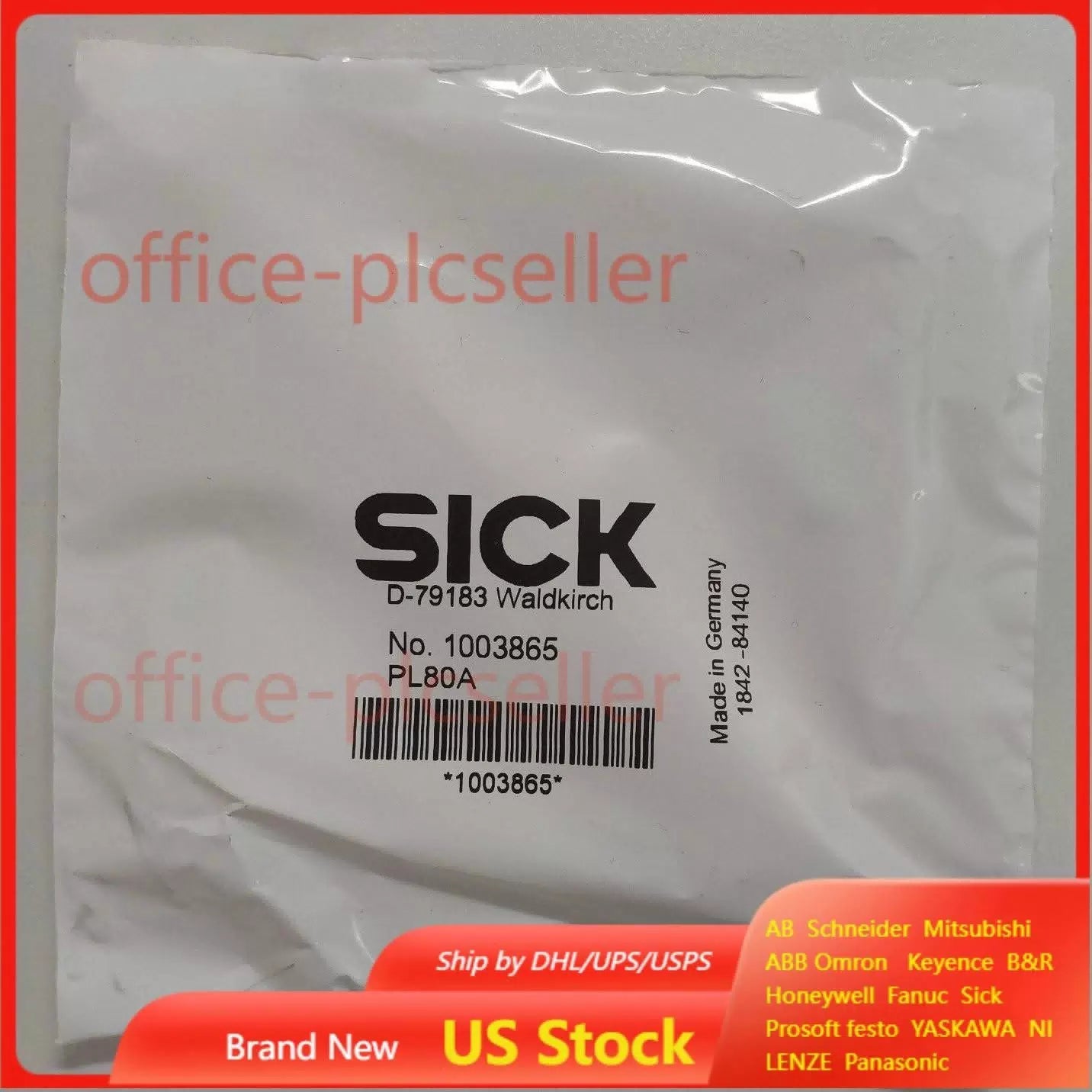 SICK PL80A 1003865 Mirror Reflector FREE SHIPPING- #u [1]