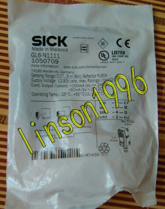 SICK Photoelectric Switch GL6-N1111 - SICK [1]