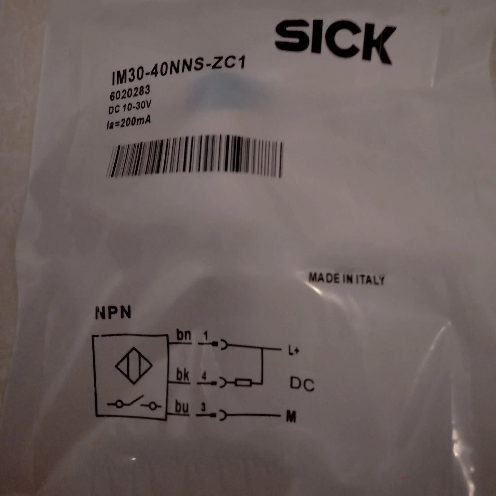 SICK Proximity Sensor IM30-40NNS-ZC1 - SICK [1]