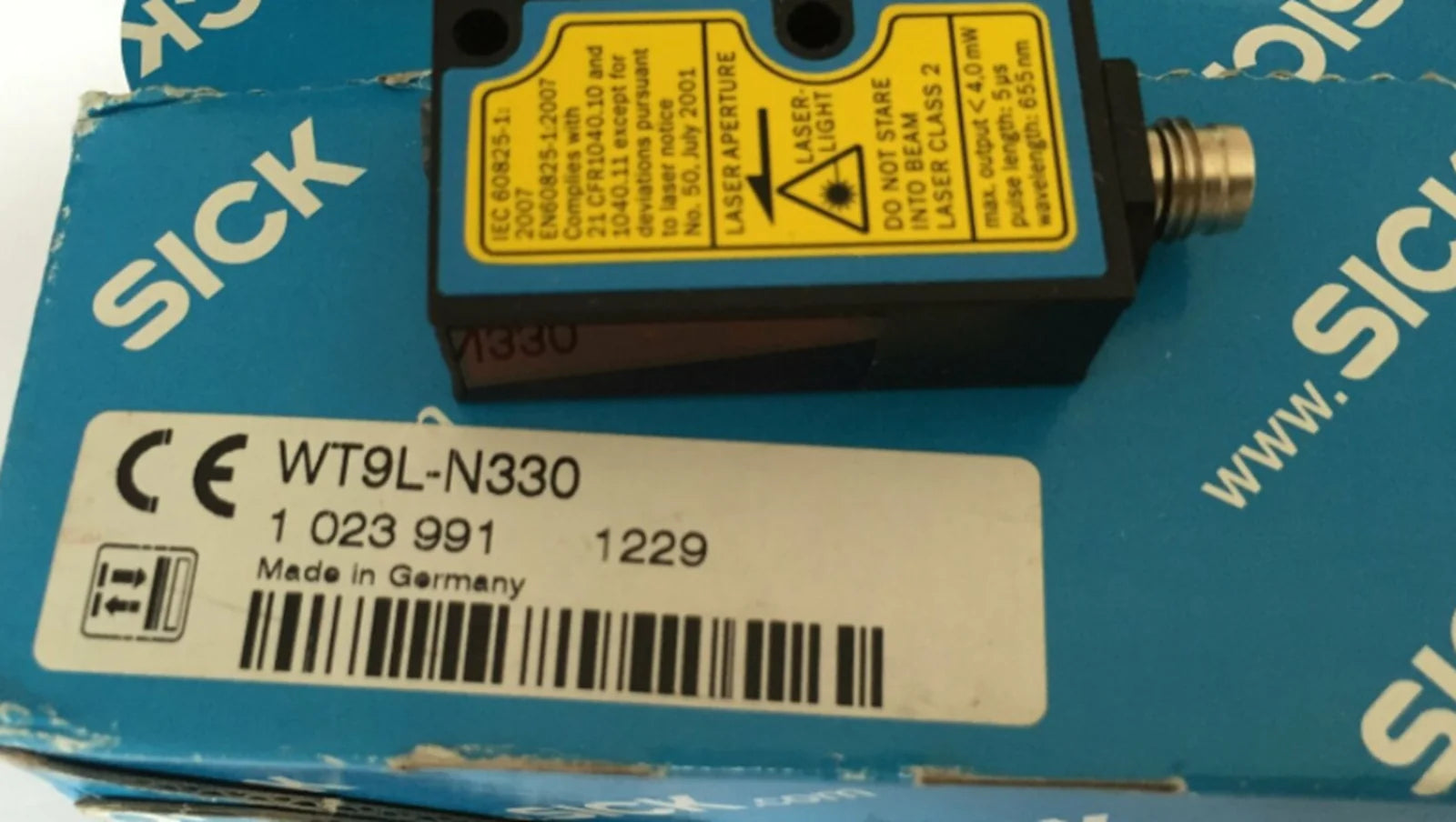 SICK WT9L-N330 PLC PHOTOELECTRIC PROXIMITY SWITCH NPN M8 60MM FOCUS - SICK [1]