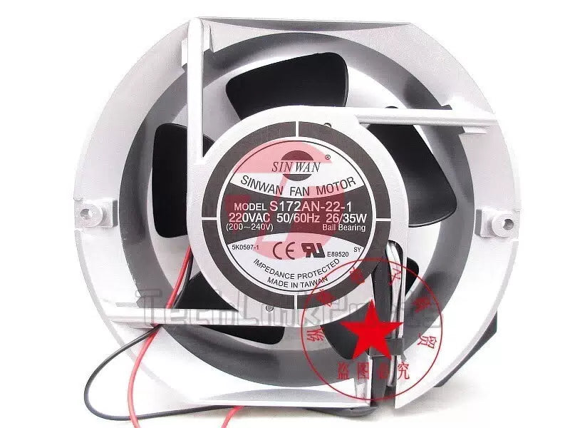 SINWAN S172AN-22-1 220V 26W 35W 17CM 17251 Cooling fan [1]
