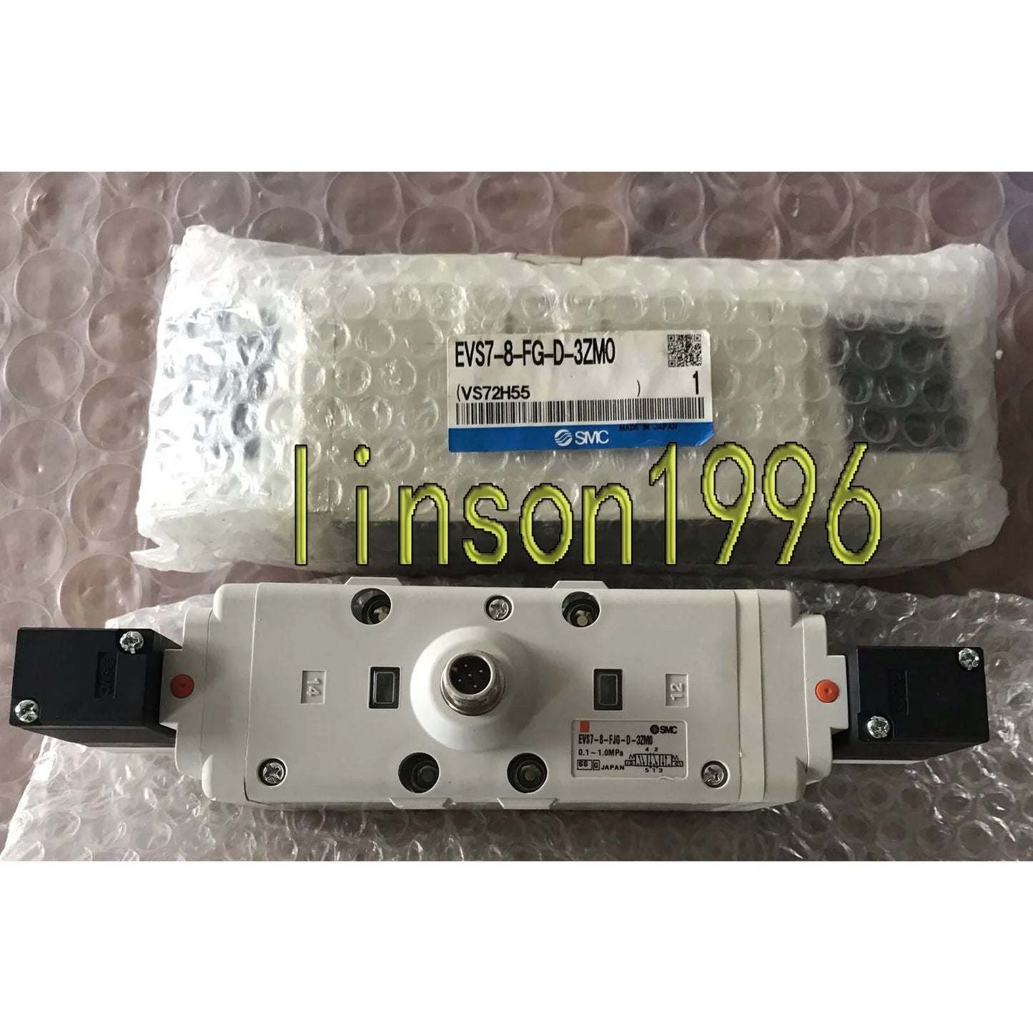 SMC EVS7-8-FG-D-3ZMO Solenoid Valve, ONE Year - SMC [2]