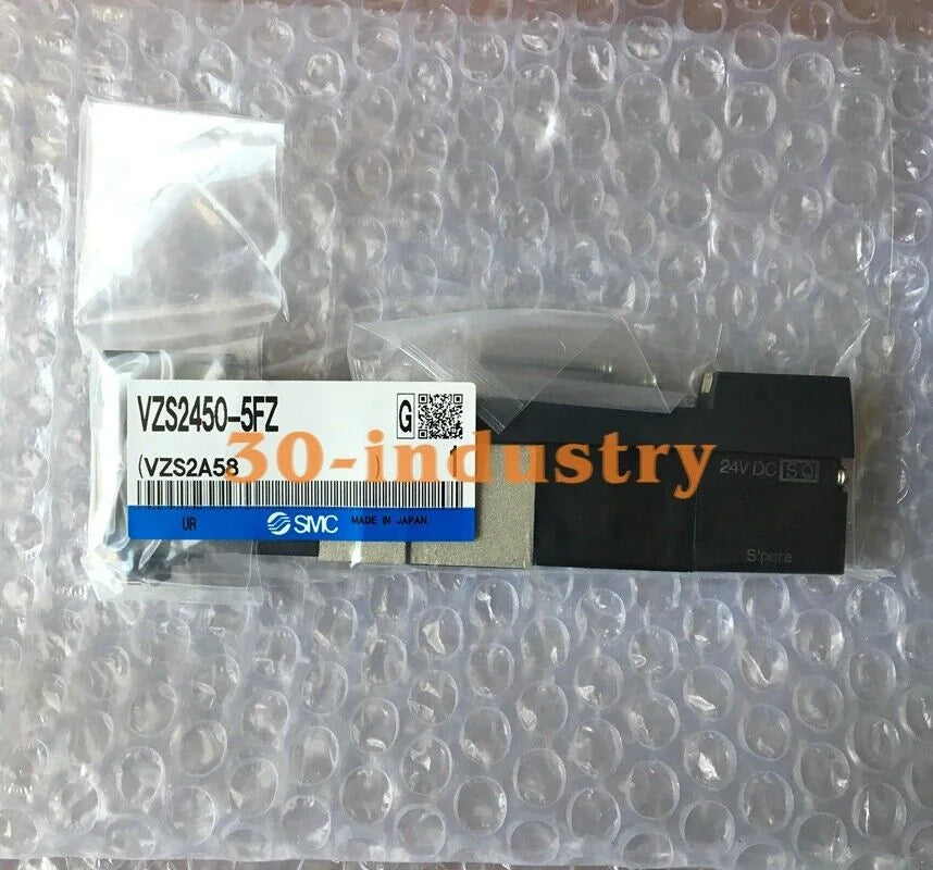 SMC Solenoid Valve VZS2450-5FZ DC24V for 0.1-1.0MPa - SMC [1]