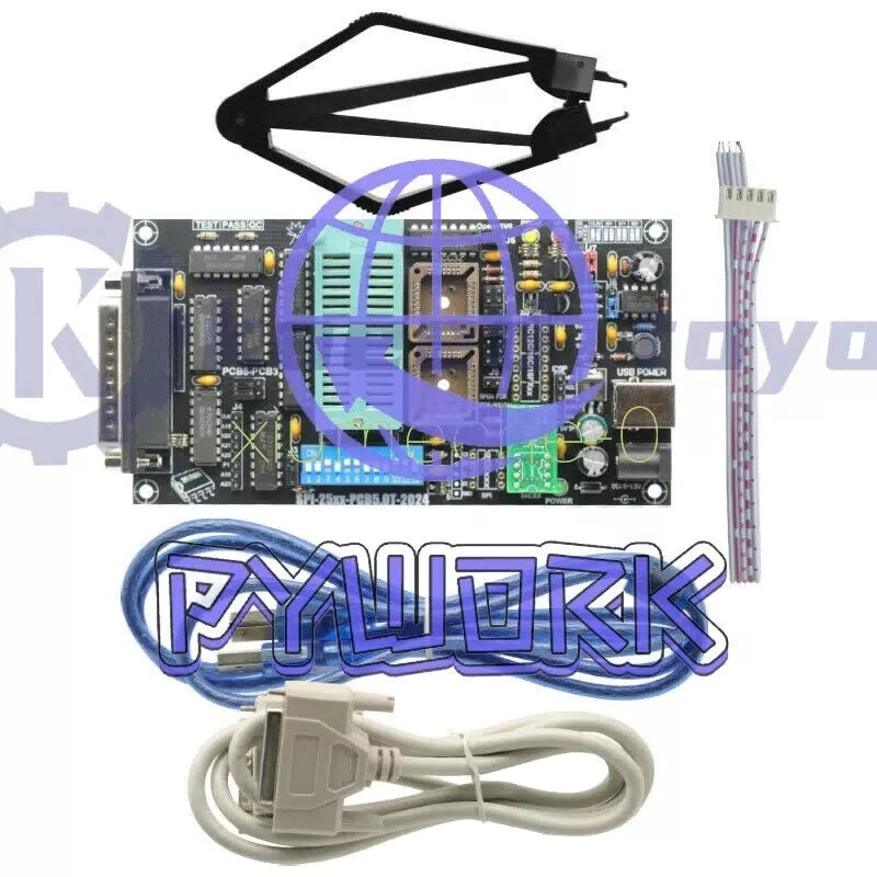 SPI 25xx EPROM programmer BIOS009 PIC,support 0.98d12,promotion clip PLCC32+SOIC [6]