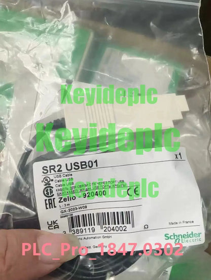 SR2USB01 1PC Schneider SR2USB01 PLC Zelio USB Programmable Cable Fast ship [1]