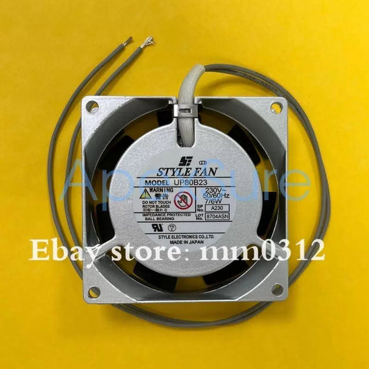 STYLE FAN UP80B23 230V 7/6W 8CM Ball Bearing Aluminum Frame Cooling Fan [1]